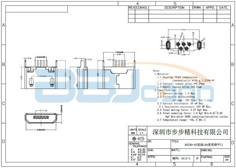 MICRO B型 MICRO B型