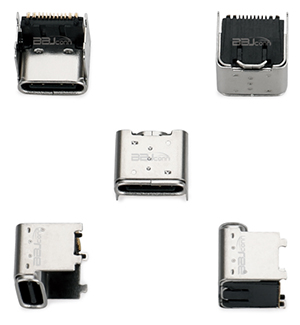 _L2A0815-20-TYPE-C 16PIN 母座板上墊高4.3MM L=8.0