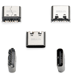 UC.01.63-11-0006--TYPE-C 6P 母座直立式H=6.80端子(DIP)帶中夾片